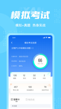 主管護(hù)士中級(jí)考試聚題庫(kù)截圖