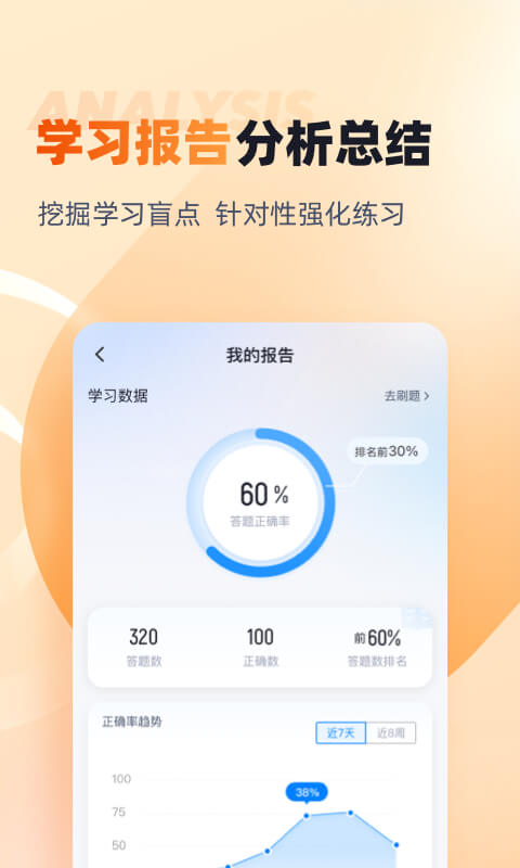 成人高考高起点考试聚题库v1.8.0截图1