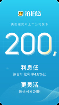 拍拍貸借款截圖