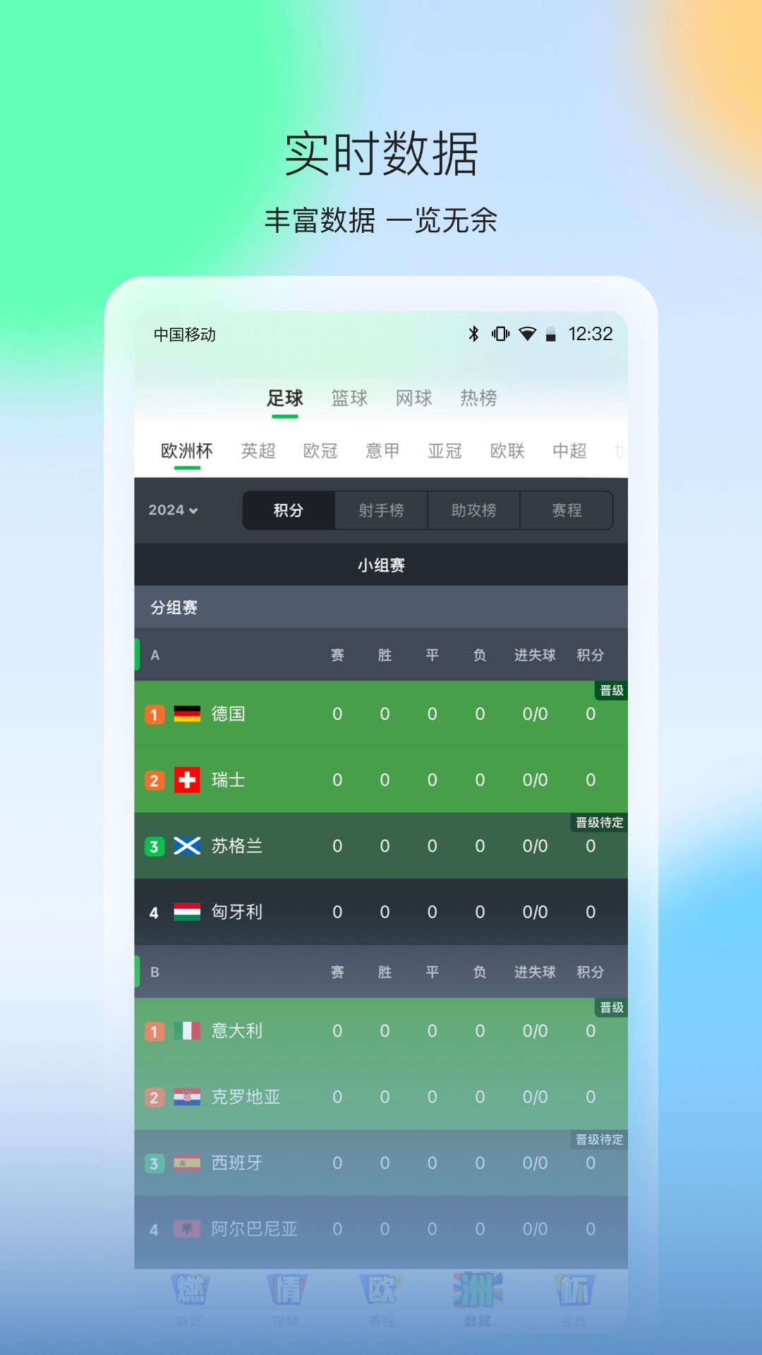 愛(ài)奇藝體育截圖預(yù)覽