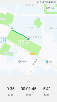 跑步截圖