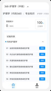 主管護(hù)師原題庫(kù)截圖