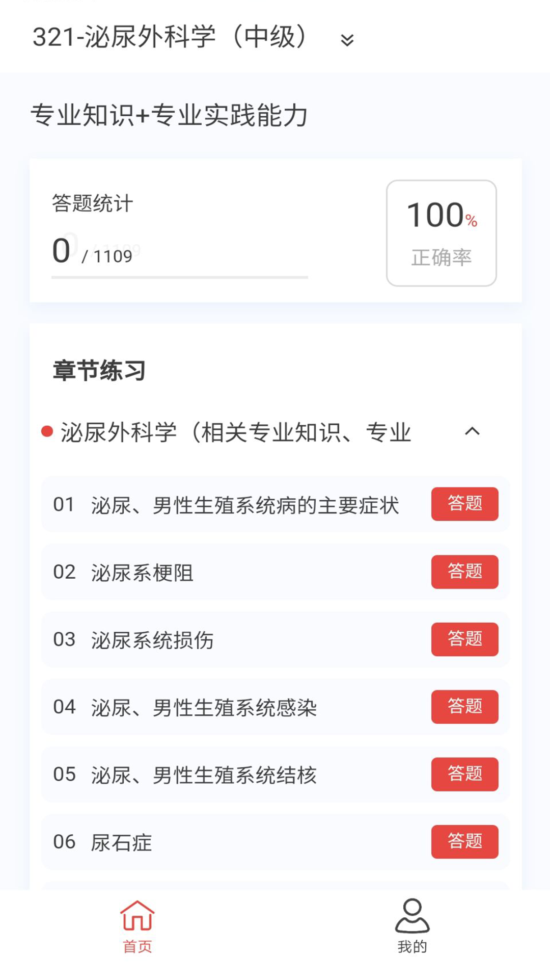 泌尿外科学新题库v1.5.0截图3