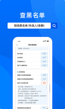信用查詢截圖