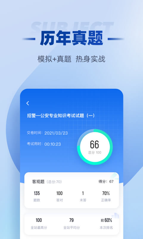 招警考試聚題庫截圖預(yù)覽