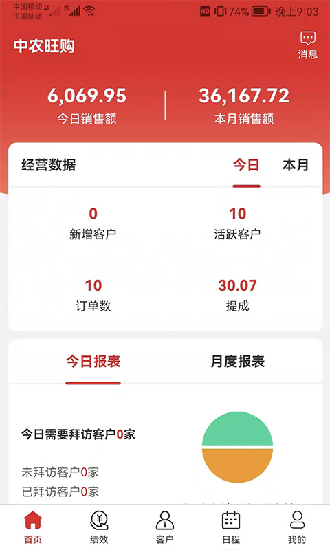 中农销售管理系统截图4