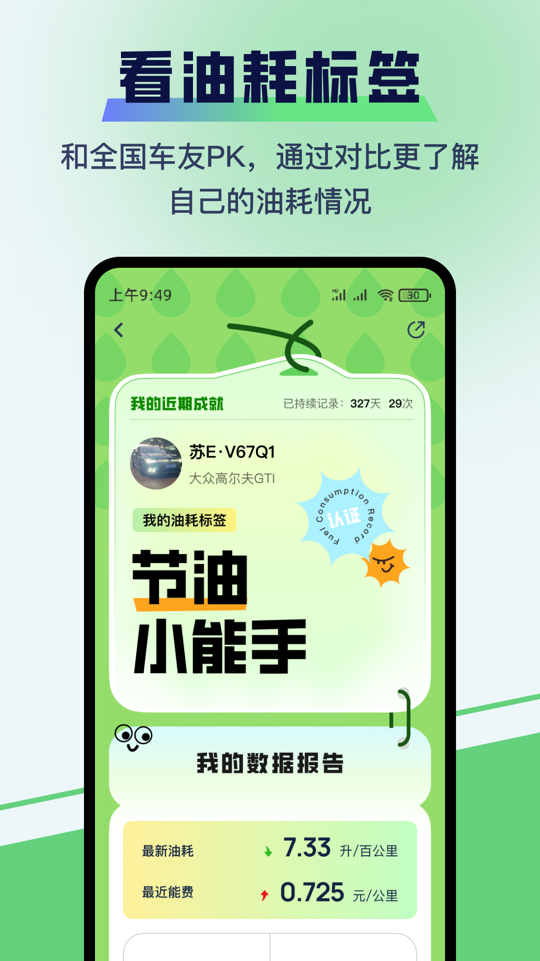 哈利油耗截圖預(yù)覽