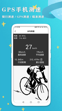 GPS海拔測(cè)量表截圖
