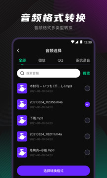 音頻轉(zhuǎn)換截圖
