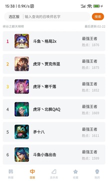 中韓排行截圖