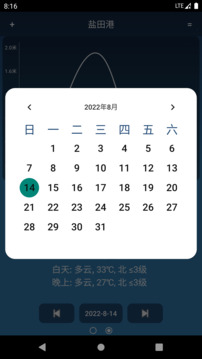 潮汐預(yù)報(bào)截圖
