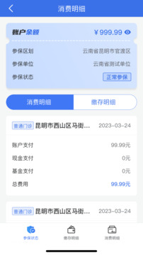 云南醫(yī)保服務(wù)截圖