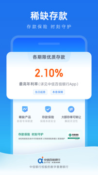 中信百信銀行截圖
