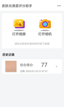 皮膚光滑度評分助手截圖