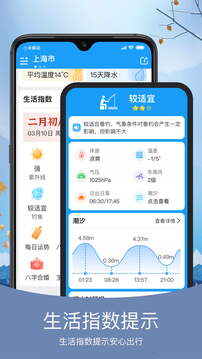 簡潔天氣截圖
