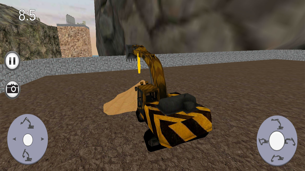 挖掘機(jī)工程建設(shè)截圖預(yù)覽