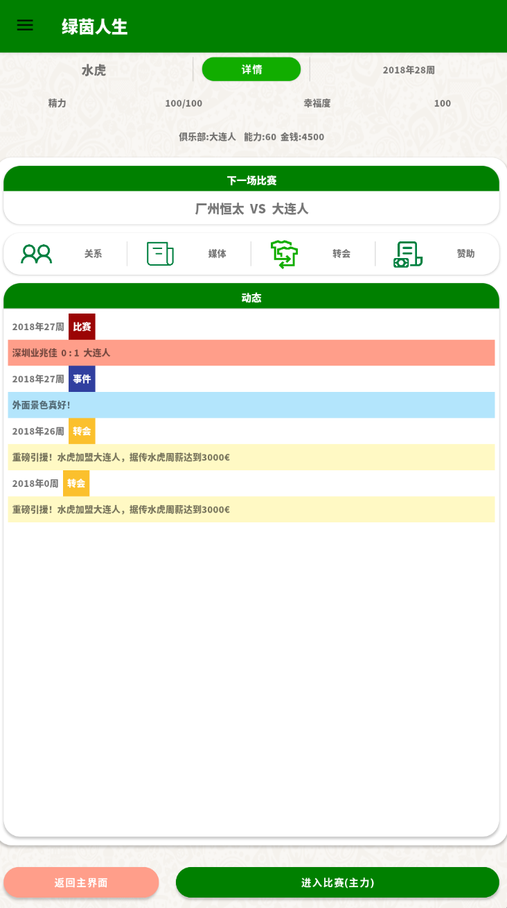 綠茵人生截圖預(yù)覽