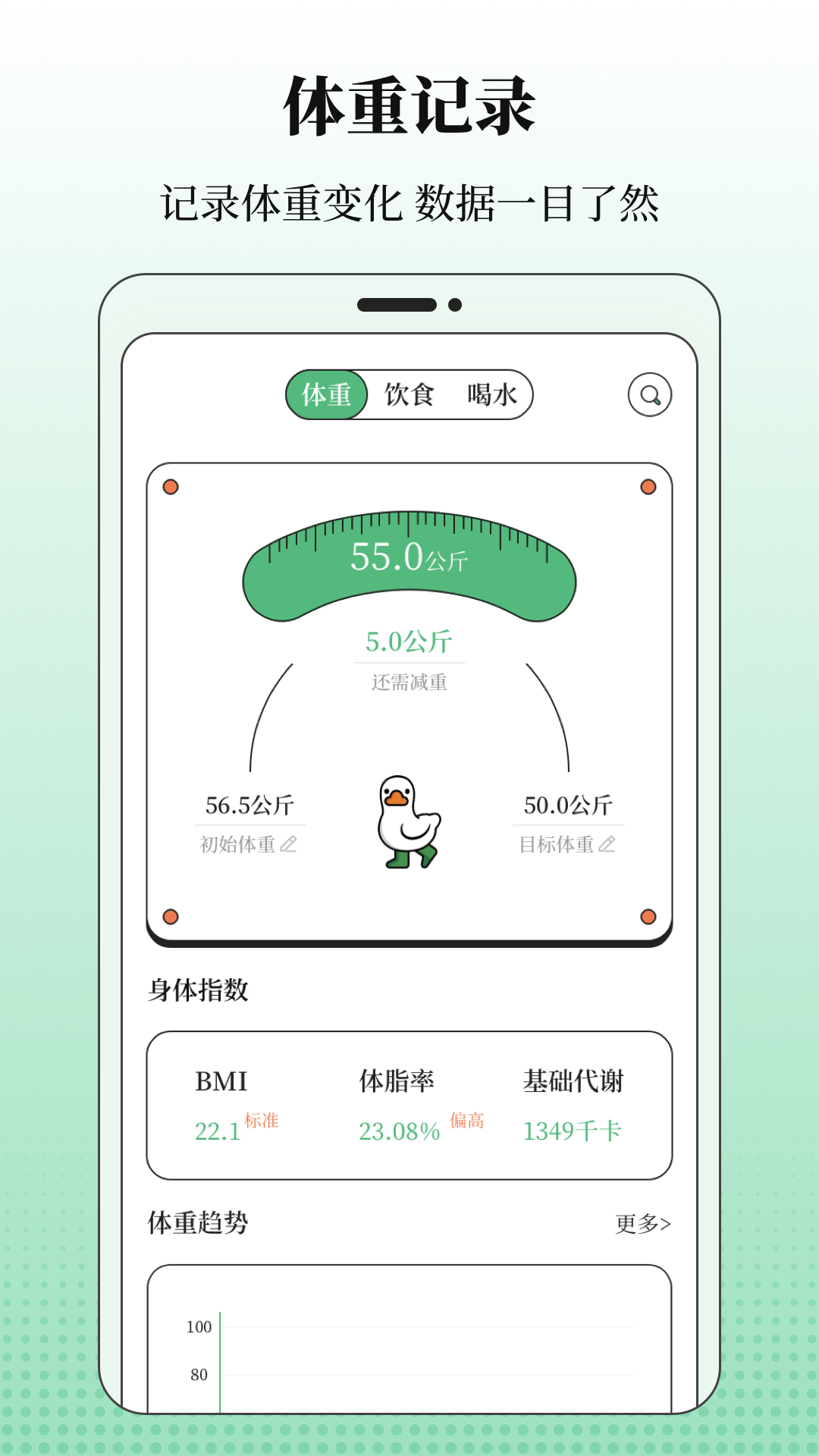 BMI體重記錄器截圖預(yù)覽