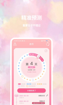 大姨媽日歷截圖