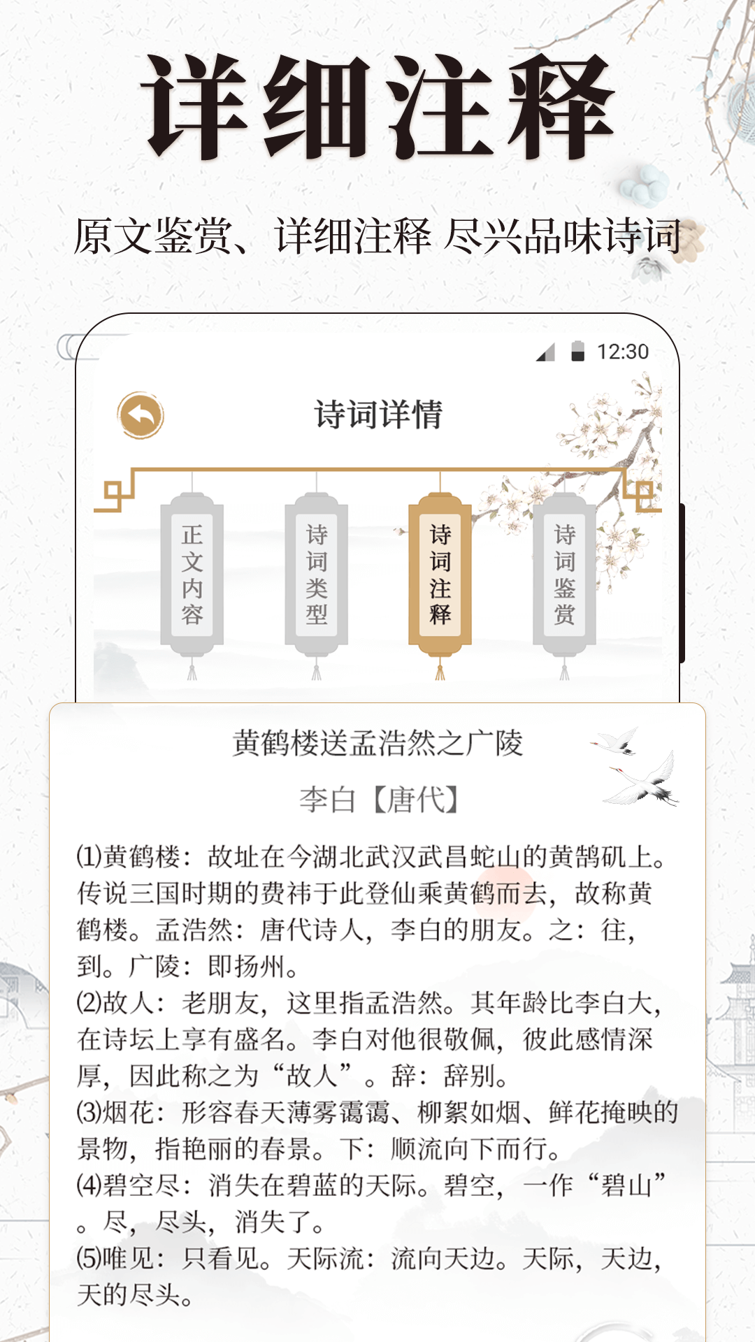 古詩(shī)詞文言文小記截圖預(yù)覽