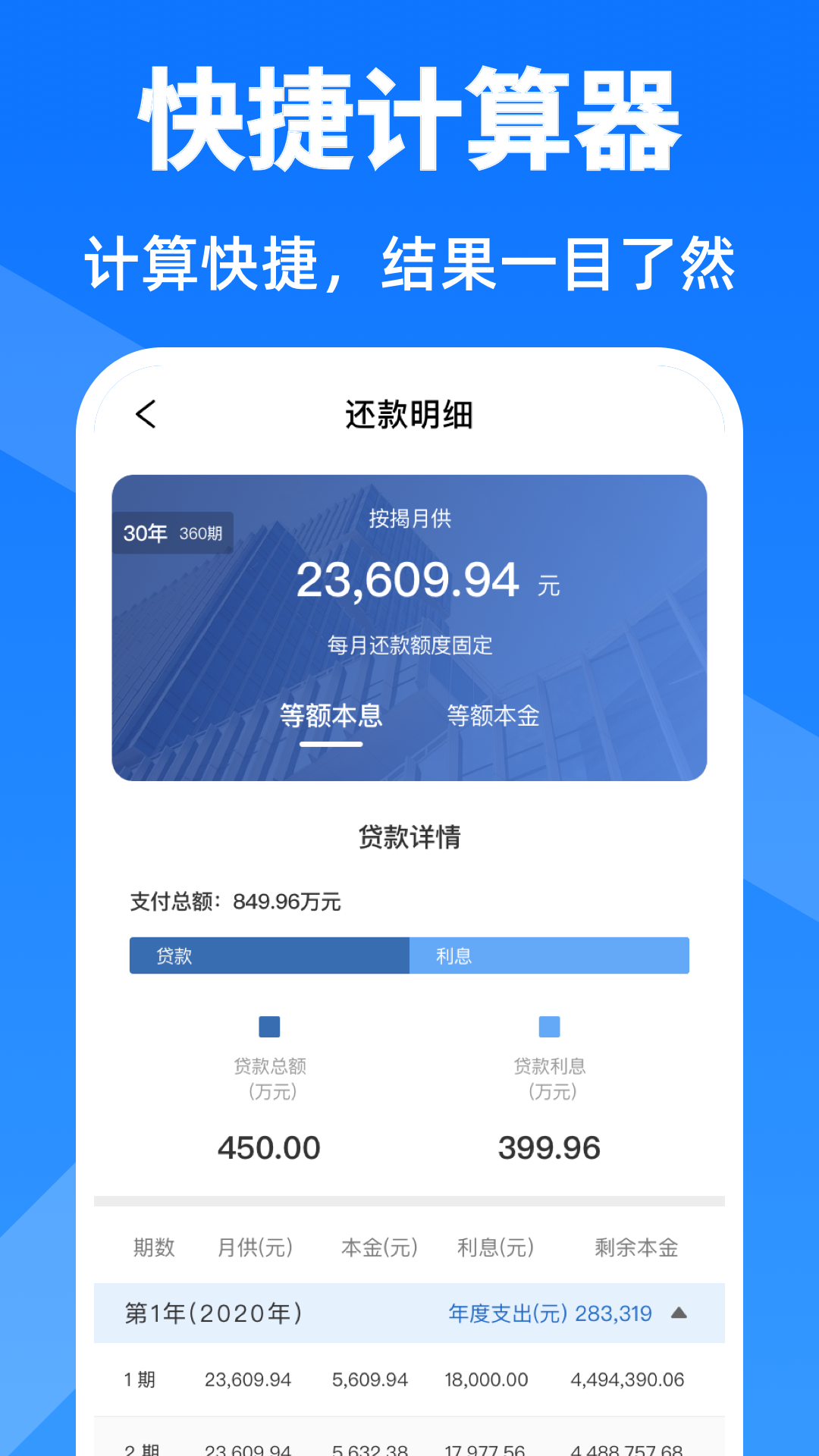 房貸計算器截圖預(yù)覽