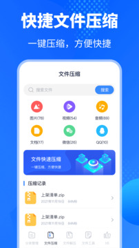 解壓縮Unizpper文件管理截圖