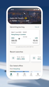 國泰航空截圖