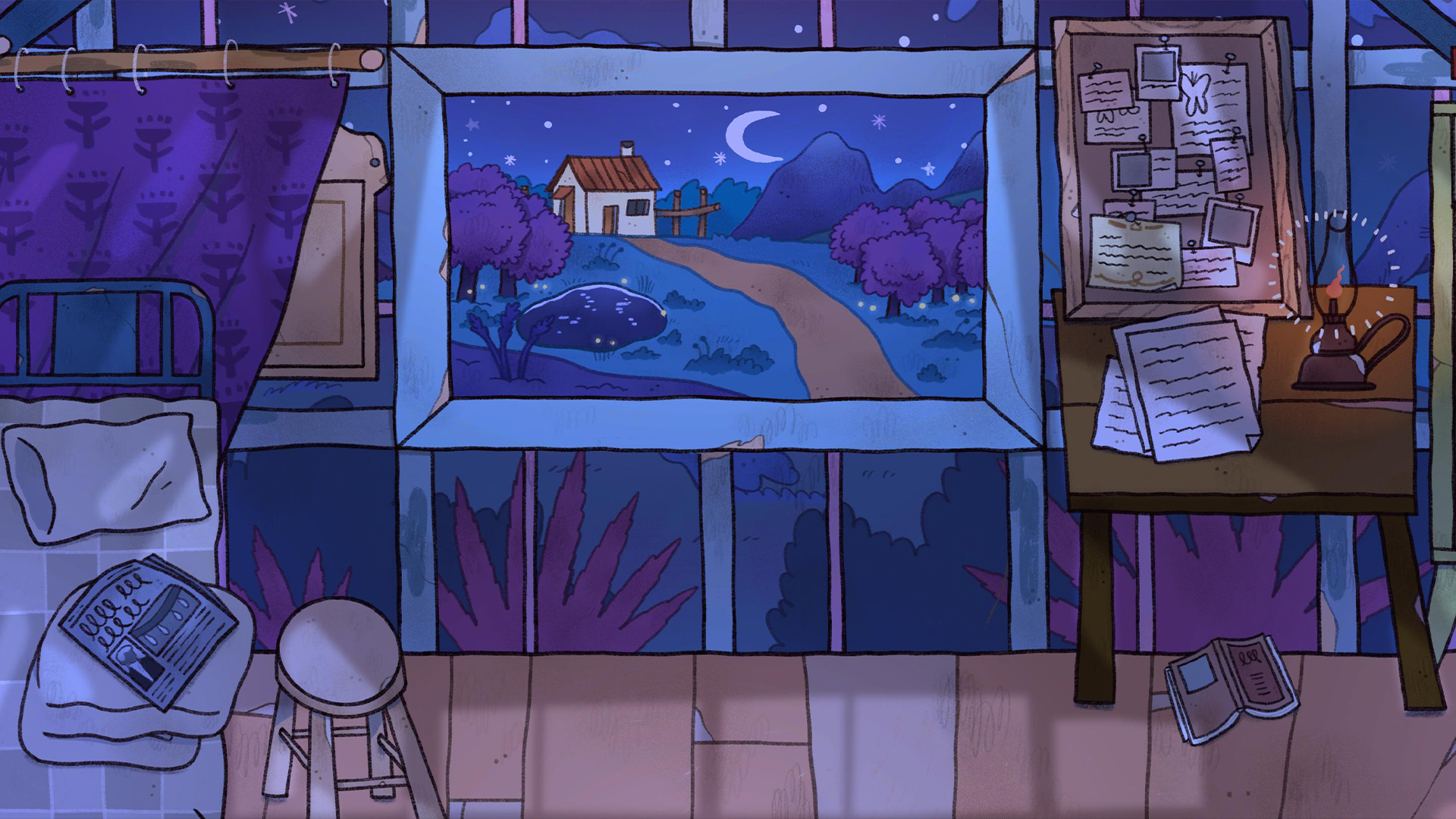 窗臺上的蝴蝶截圖預(yù)覽