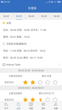 釣魚(yú)天氣截圖