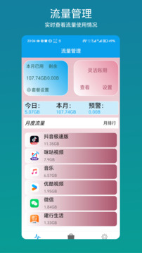 流量管理助手截圖