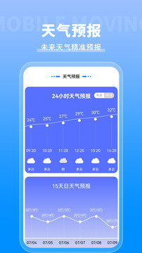 我的天氣象預(yù)報(bào)截圖