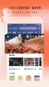 CCTV手機(jī)電視截圖