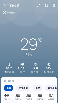 星海天氣截圖