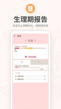 月經(jīng)期提醒日歷截圖