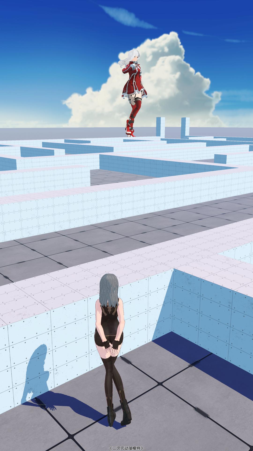 動漫模特：穿越迷宮的少女截圖預(yù)覽