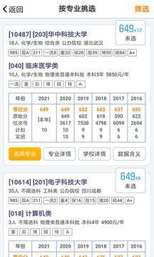 優(yōu)選志愿截圖