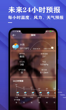 日歷天氣預(yù)報(bào)截圖