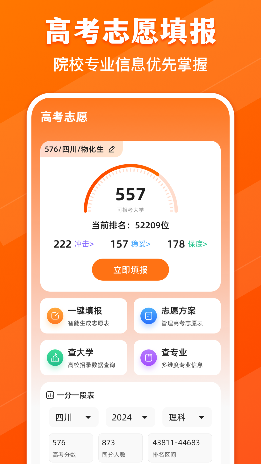 高考志愿陽光網(wǎng)截圖預(yù)覽
