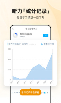 每日法語(yǔ)聽力截圖