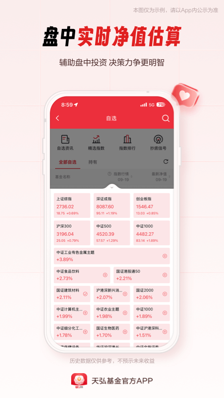 天弘基金截圖預(yù)覽