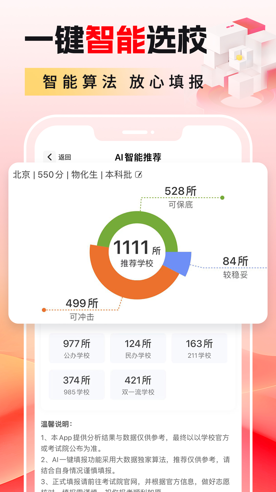 高考志愿填報2025截圖預覽