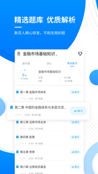 金融考試優(yōu)題庫截圖