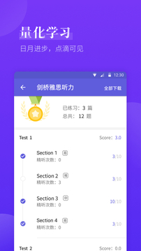 雅思考滿分截圖
