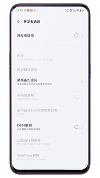 開發(fā)者選項快捷方式截圖