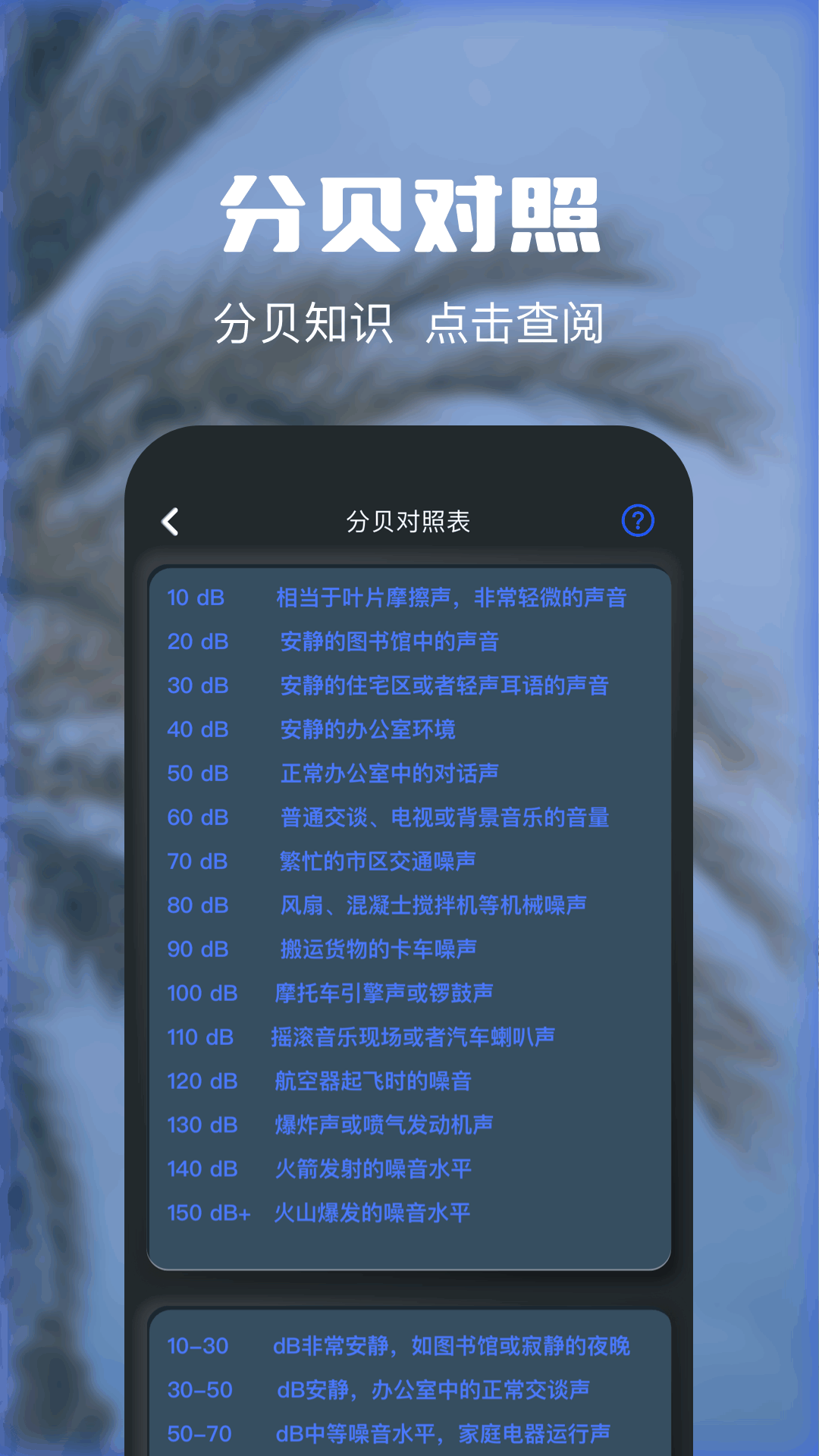噪聲檢測(cè)儀截圖預(yù)覽