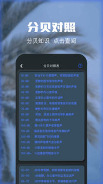噪聲檢測(cè)儀截圖