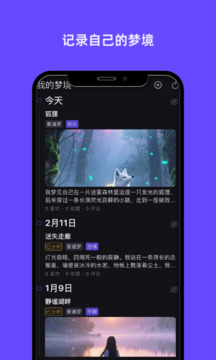 夢境日記截圖