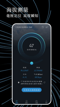 測海拔高度指南針截圖