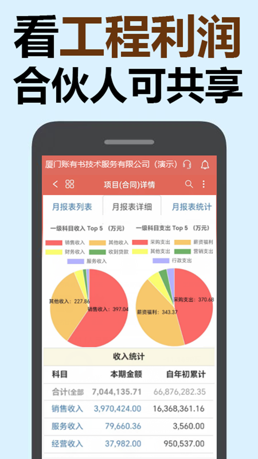工程項目流水記賬軟件截圖預(yù)覽