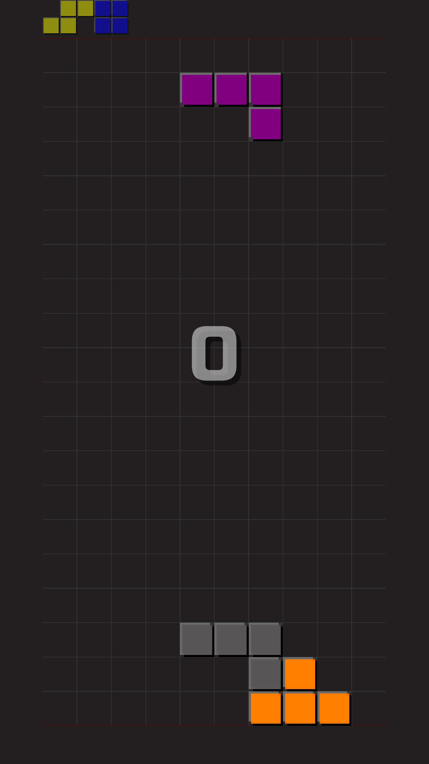 單手俄羅斯方塊截圖預(yù)覽